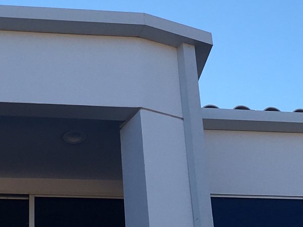 City Seamless specialty rain gutter installation detail.